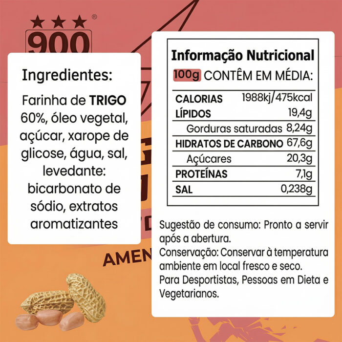 Alternative view of Barritas de Emergência (120g, sabor Amendoim, 570kcal)