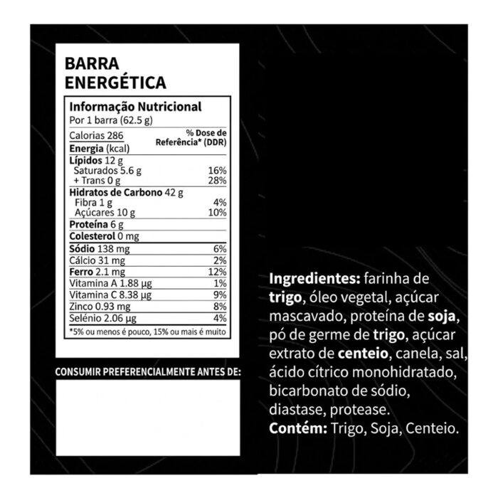 Alternative view of Barritas de Emergência (250g, sabor Caramelo Canela, 1145kcal)