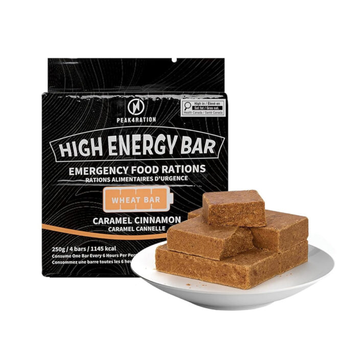 Barritas de Emergência (250g, sabor Caramelo Canela, 1145kcal)