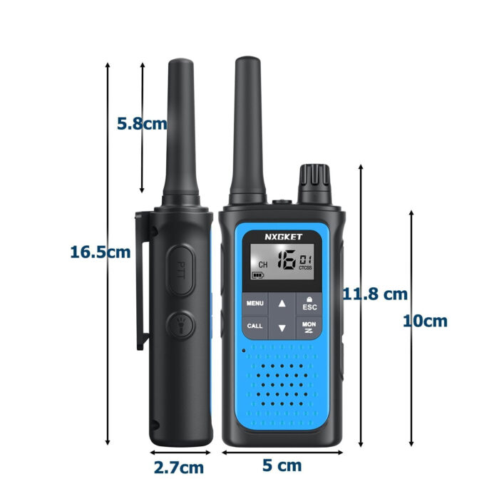 Alternative view of Walkie Talkie 16 canais com bateria
